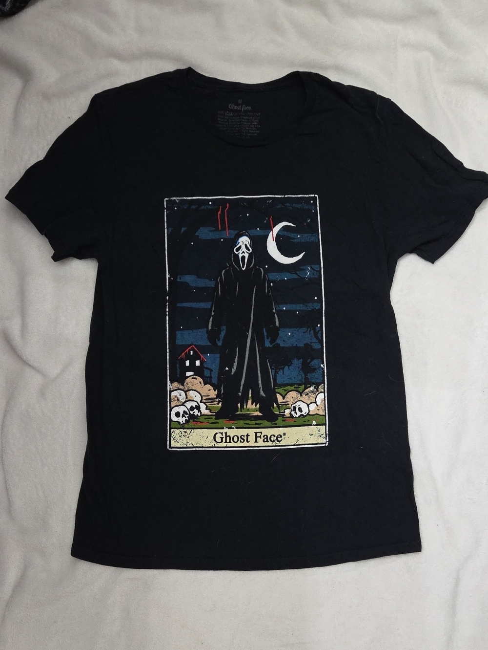 Ghost Face Tarot Card Shirt Size Medium